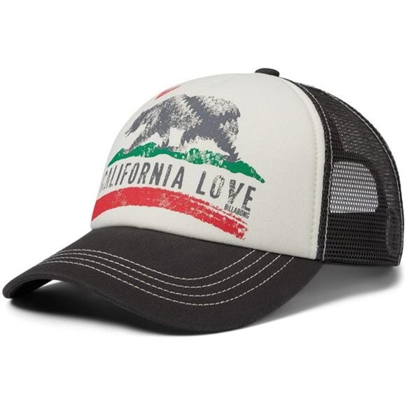 WOMEN'S California Love Pitstop Adjustable Trucker Hat Char 1